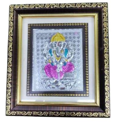 999 Silver Frame for Home Decor and Religious Gifting, Premium Decorative Gift Item for Festive Hampers, Special Occasions and Elegant Display Use